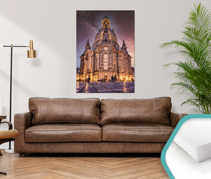 Tableau sur mesure sur carton plume